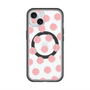 スリムプロテクションプレミアムケース with MagSafe［ オリジナル - 推し色水玉 - ピンク ］