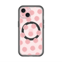 スリムプロテクションプレミアムケース with MagSafe［ オリジナル - 推し色水玉 - ピンク ］