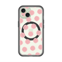 スリムプロテクションプレミアムケース with MagSafe［ オリジナル - 推し色水玉 - ピンク ］