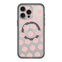 スリムプロテクションプレミアムケース with MagSafe［ オリジナル - 推し色水玉 - ピンク ］