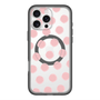 スリムプロテクションプレミアムケース with MagSafe［ オリジナル - 推し色水玉 - ピンク ］