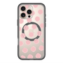 スリムプロテクションプレミアムケース with MagSafe［ オリジナル - 推し色水玉 - ピンク ］