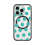 スリムプロテクションプレミアムケース with MagSafe［ オリジナル - 推し色水玉 - グリーン ］