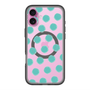 スリムプロテクションプレミアムケース with MagSafe［ オリジナル - 推し色水玉 - グリーン ］