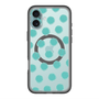 スリムプロテクションプレミアムケース with MagSafe［ オリジナル - 推し色水玉 - グリーン ］