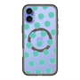 スリムプロテクションプレミアムケース with MagSafe［ オリジナル - 推し色水玉 - グリーン ］