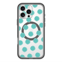 スリムプロテクションプレミアムケース with MagSafe［ オリジナル - 推し色水玉 - グリーン ］