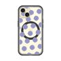 スリムプロテクションプレミアムケース with MagSafe［ オリジナル - 推し色水玉 - パープル ］