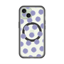 スリムプロテクションプレミアムケース with MagSafe［ オリジナル - 推し色水玉 - パープル ］