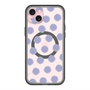 スリムプロテクションプレミアムケース with MagSafe［ オリジナル - 推し色水玉 - パープル ］