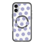 スリムプロテクションプレミアムケース with MagSafe［ オリジナル - 推し色水玉 - パープル ］
