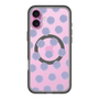 スリムプロテクションプレミアムケース with MagSafe［ オリジナル - 推し色水玉 - パープル ］