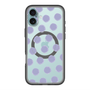 スリムプロテクションプレミアムケース with MagSafe［ オリジナル - 推し色水玉 - パープル ］