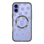 スリムプロテクションプレミアムケース with MagSafe［ オリジナル - 推し色水玉 - パープル ］