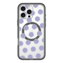 スリムプロテクションプレミアムケース with MagSafe［ オリジナル - 推し色水玉 - パープル ］