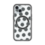 スリムプロテクションプレミアムケース with MagSafe［ オリジナル - 推し色水玉 - ブラック ］