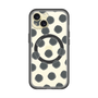 スリムプロテクションプレミアムケース with MagSafe［ オリジナル - 推し色水玉 - ブラック ］