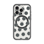 スリムプロテクションプレミアムケース with MagSafe［ オリジナル - 推し色水玉 - ブラック ］