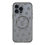 スリムプロテクションプレミアムケース with MagSafe［ オリジナル - 推し色水玉 - ブラック ］