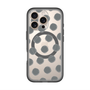 スリムプロテクションプレミアムケース with MagSafe［ オリジナル - 推し色水玉 - ブラック ］