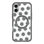 スリムプロテクションプレミアムケース with MagSafe［ オリジナル - 推し色水玉 - ブラック ］