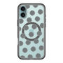 スリムプロテクションプレミアムケース with MagSafe［ オリジナル - 推し色水玉 - ブラック ］