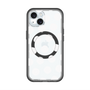 スリムプロテクションプレミアムケース with MagSafe［ オリジナル - 推し色水玉 - ホワイト ］