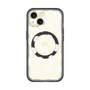 スリムプロテクションプレミアムケース with MagSafe［ オリジナル - 推し色水玉 - ホワイト ］