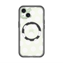 スリムプロテクションプレミアムケース with MagSafe［ オリジナル - 推し色水玉 - ホワイト ］