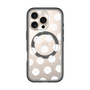 スリムプロテクションプレミアムケース with MagSafe［ オリジナル - 推し色水玉 - ホワイト ］