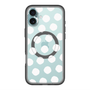 スリムプロテクションプレミアムケース with MagSafe［ オリジナル - 推し色水玉 - ホワイト ］