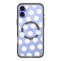スリムプロテクションプレミアムケース with MagSafe［ オリジナル - 推し色水玉 - ホワイト ］