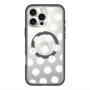 スリムプロテクションプレミアムケース with MagSafe［ オリジナル - 推し色水玉 - ホワイト ］
