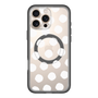 スリムプロテクションプレミアムケース with MagSafe［ オリジナル - 推し色水玉 - ホワイト ］