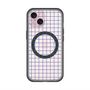 スリムプロテクションプレミアムケース with MagSafe［ オリジナル - 推し色チェック - ブルー ］