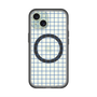 スリムプロテクションプレミアムケース with MagSafe［ オリジナル - 推し色チェック - ブルー ］