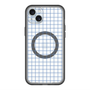 スリムプロテクションプレミアムケース with MagSafe［ オリジナル - 推し色チェック - ブルー ］