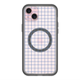 スリムプロテクションプレミアムケース with MagSafe［ オリジナル - 推し色チェック - ブルー ］