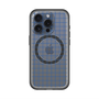 スリムプロテクションプレミアムケース with MagSafe［ オリジナル - 推し色チェック - ブルー ］