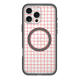 スリムプロテクションプレミアムケース with MagSafe［ オリジナル - 推し色チェック - レッド ］