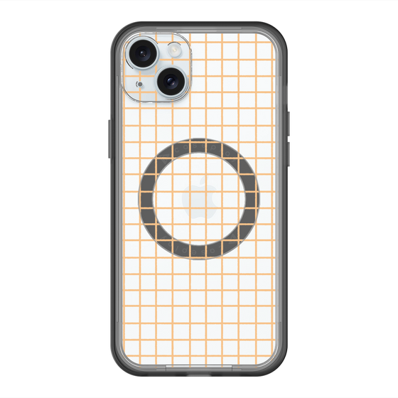 スリムプロテクションプレミアムケース with MagSafe［ オリジナル - 推し色チェック - イエロー ］