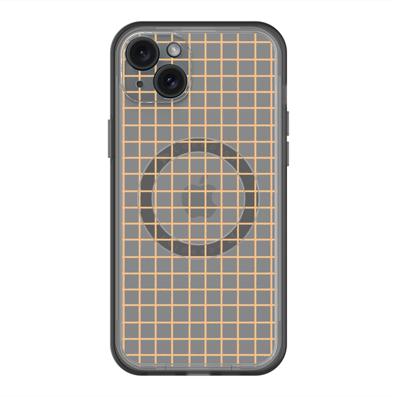 スリムプロテクションプレミアムケース with MagSafe［ オリジナル - 推し色チェック - イエロー ］