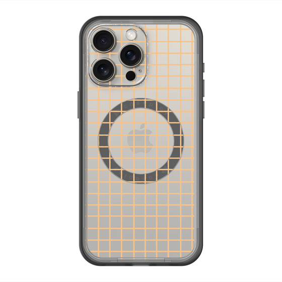 スリムプロテクションプレミアムケース with MagSafe［ オリジナル - 推し色チェック - イエロー ］