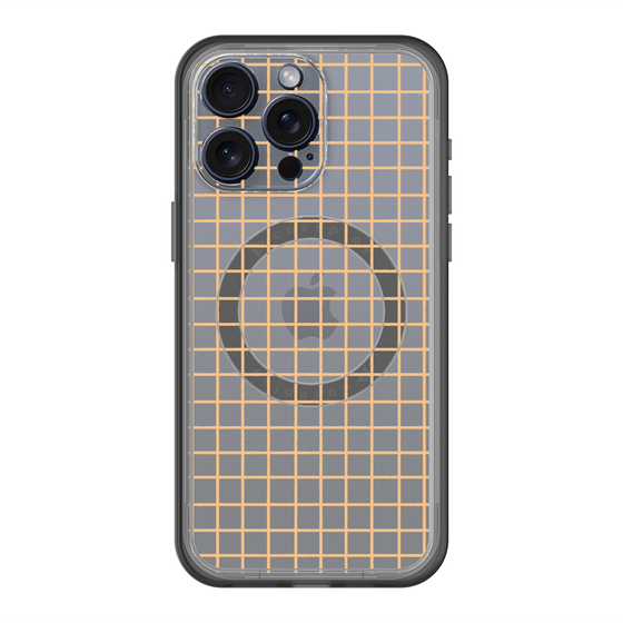 スリムプロテクションプレミアムケース with MagSafe［ オリジナル - 推し色チェック - イエロー ］
