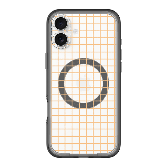 スリムプロテクションプレミアムケース with MagSafe［ オリジナル - 推し色チェック - イエロー ］