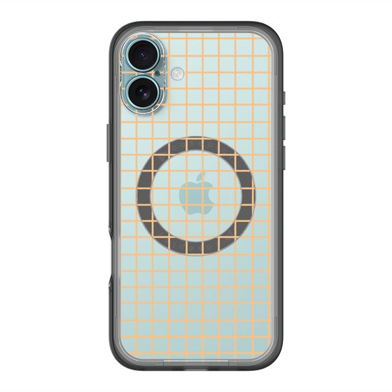 スリムプロテクションプレミアムケース with MagSafe［ オリジナル - 推し色チェック - イエロー ］