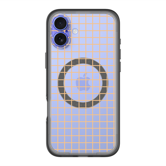 スリムプロテクションプレミアムケース with MagSafe［ オリジナル - 推し色チェック - イエロー ］