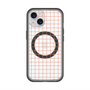 スリムプロテクションプレミアムケース with MagSafe［ オリジナル - 推し色チェック - オレンジ ］
