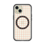 スリムプロテクションプレミアムケース with MagSafe［ オリジナル - 推し色チェック - オレンジ ］