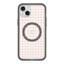 スリムプロテクションプレミアムケース with MagSafe［ オリジナル - 推し色チェック - オレンジ ］